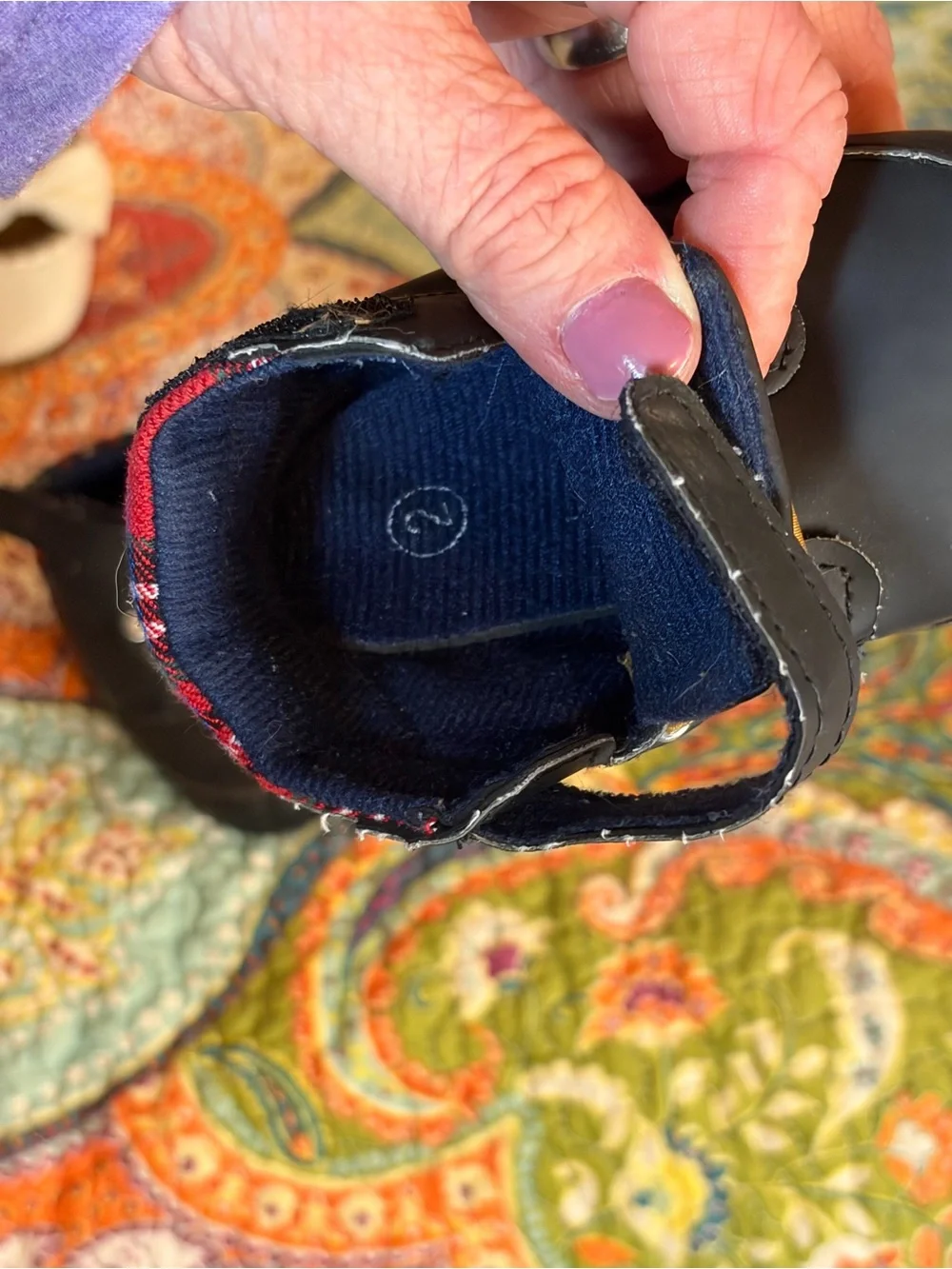 Lot of three pairs of Baby shoes.